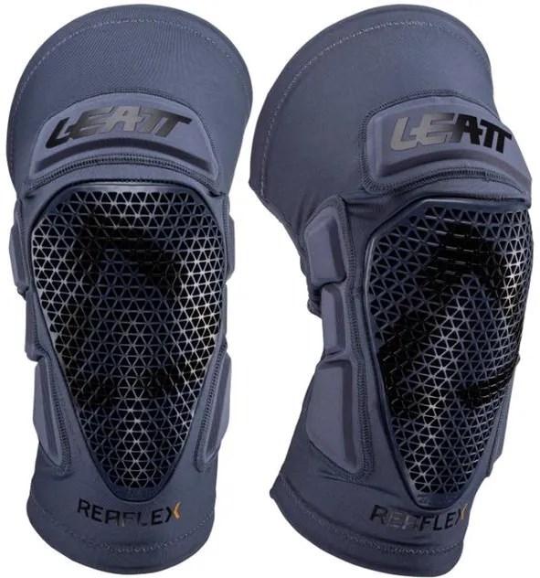 Leatt Airflex/Reflex Pro knæbeskyttere - M, marineblå