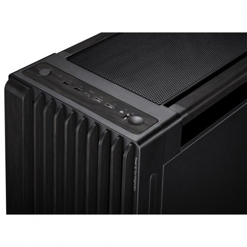 ASUS ProArt PA602 Wood Edition - midi tower pc-kabinet, sort metalpanel