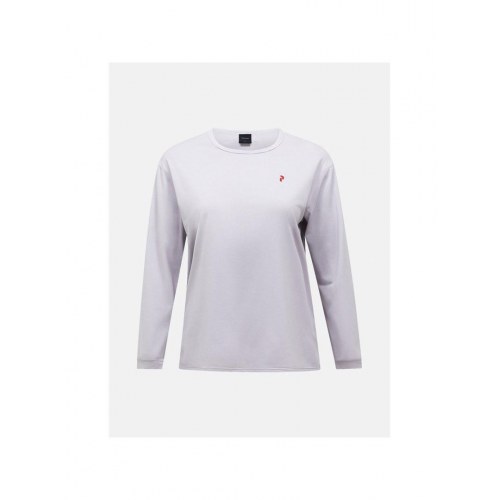 Peak Performance W Trail langærmet T-shirt - grå, str. S
