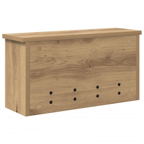 Vægmonteret Jakkeholder med hylde artisan eg 50 x 16 x 26 cm (OUTLET D)