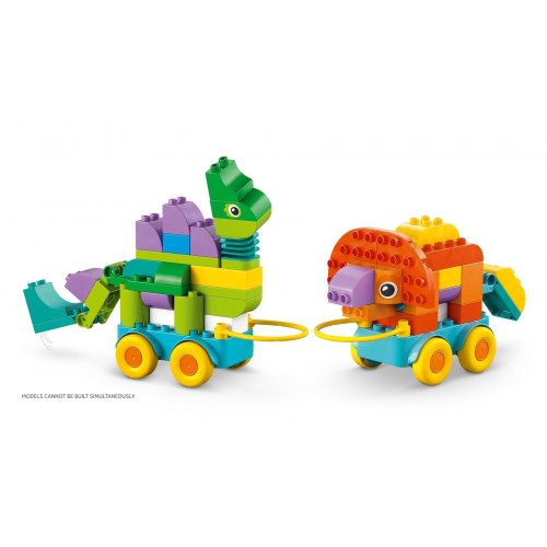 LEGO DUPLO 10451 - 3-i-1 Dinosaurer på hjul (108 dele)