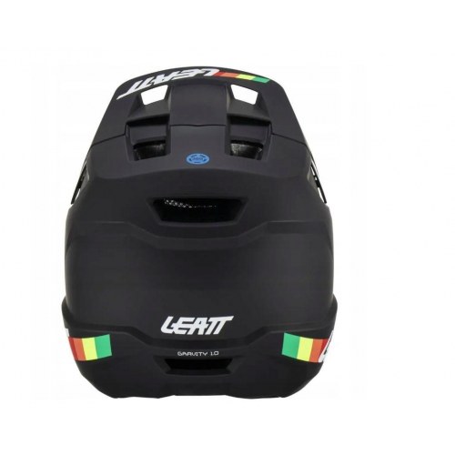 Leatt MTB Gravity 1.0 V23 fullface cykelhjelm - L (59-60 cm), sort
