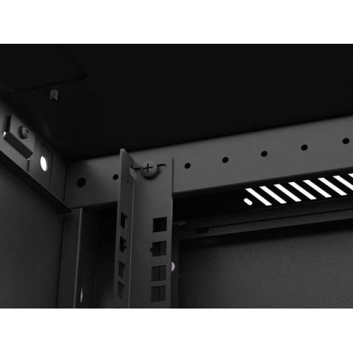 Lanberg WF01-6604-00B vægmonteret rackskab 4U - 19", 600×600 mm