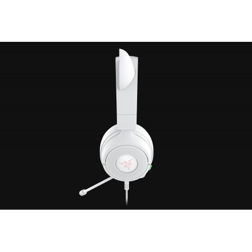 Razer Kraken Kitty - kablet gaming headset med hovedbøjle, hvid