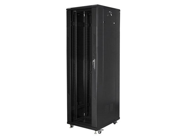 Lanberg fritstående 19" rackskab 42U - 600 × 800 mm, sort