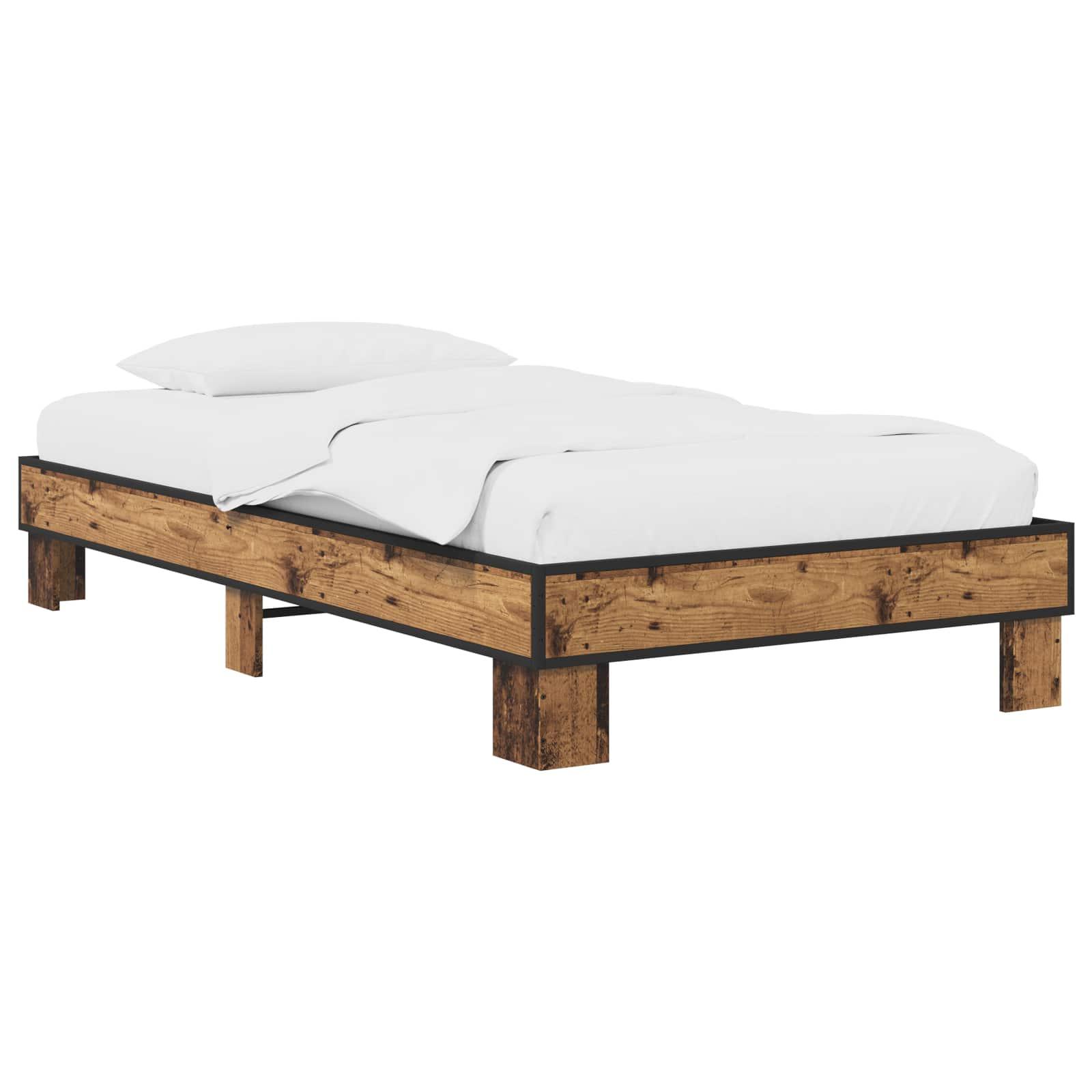 Sengestel Gammelt trÃ¦ 80 x 200 cm Konstrueret trÃ¦