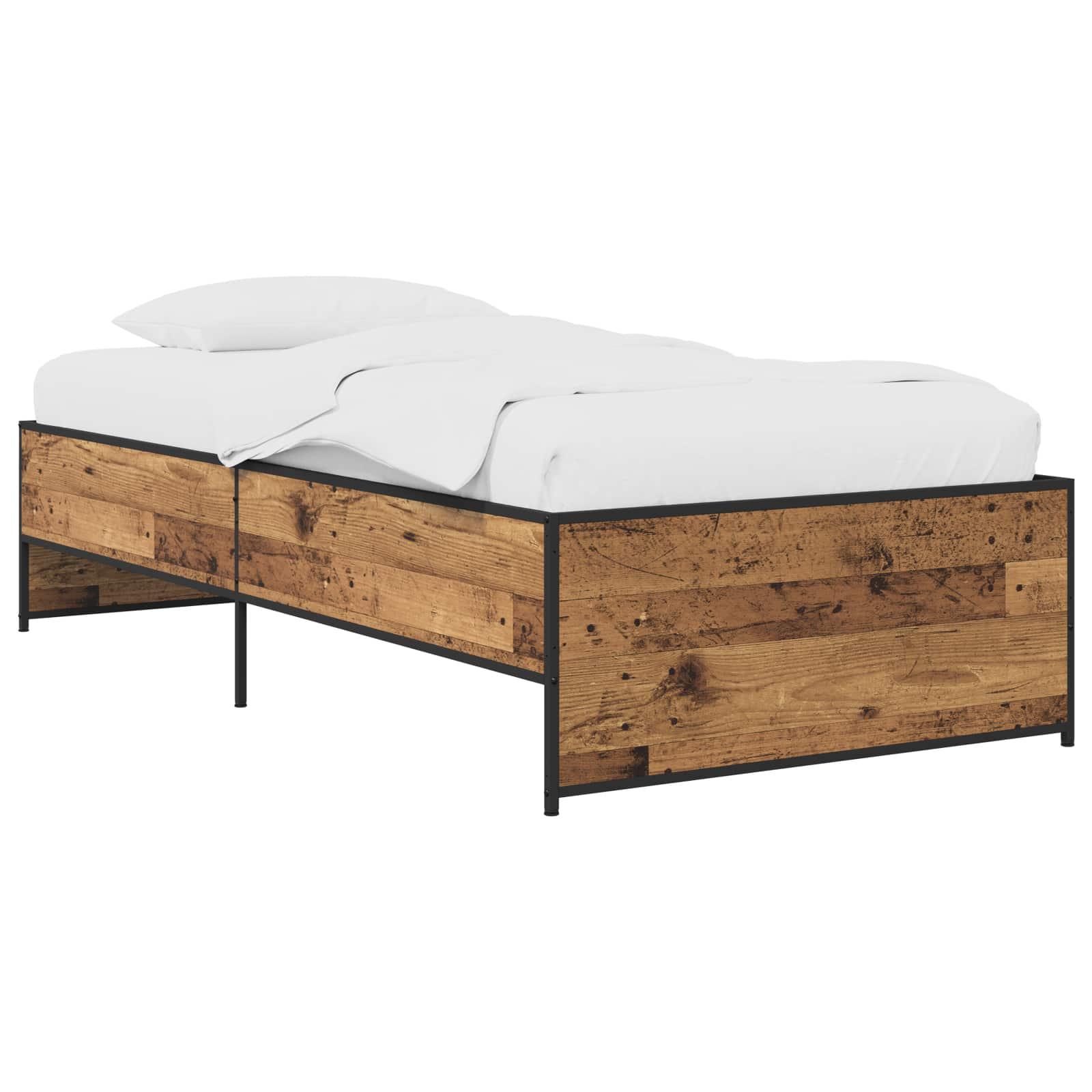 Sengestel Gammelt trÃ¦ 80 x 200 cm Konstrueret trÃ¦