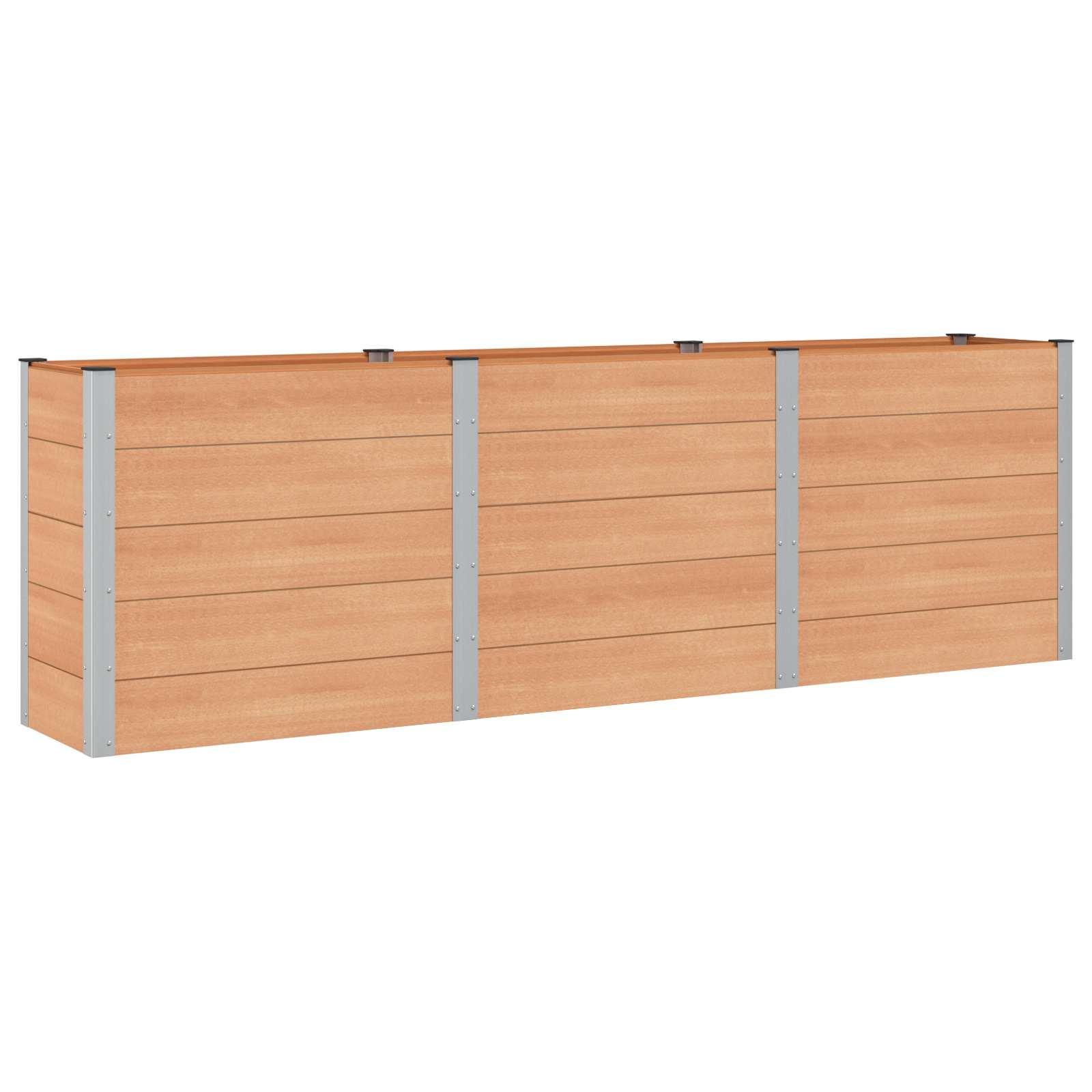 Højbed Brun 300 x 50 x 91 cm alu.