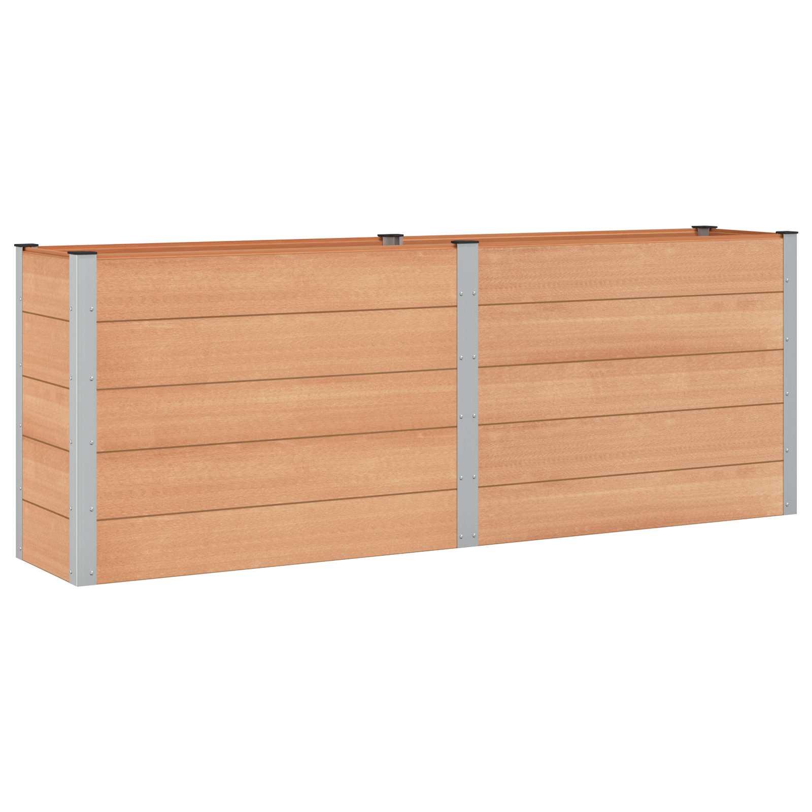 Højbed Brun 250 x 50 x 91 cm alu.
