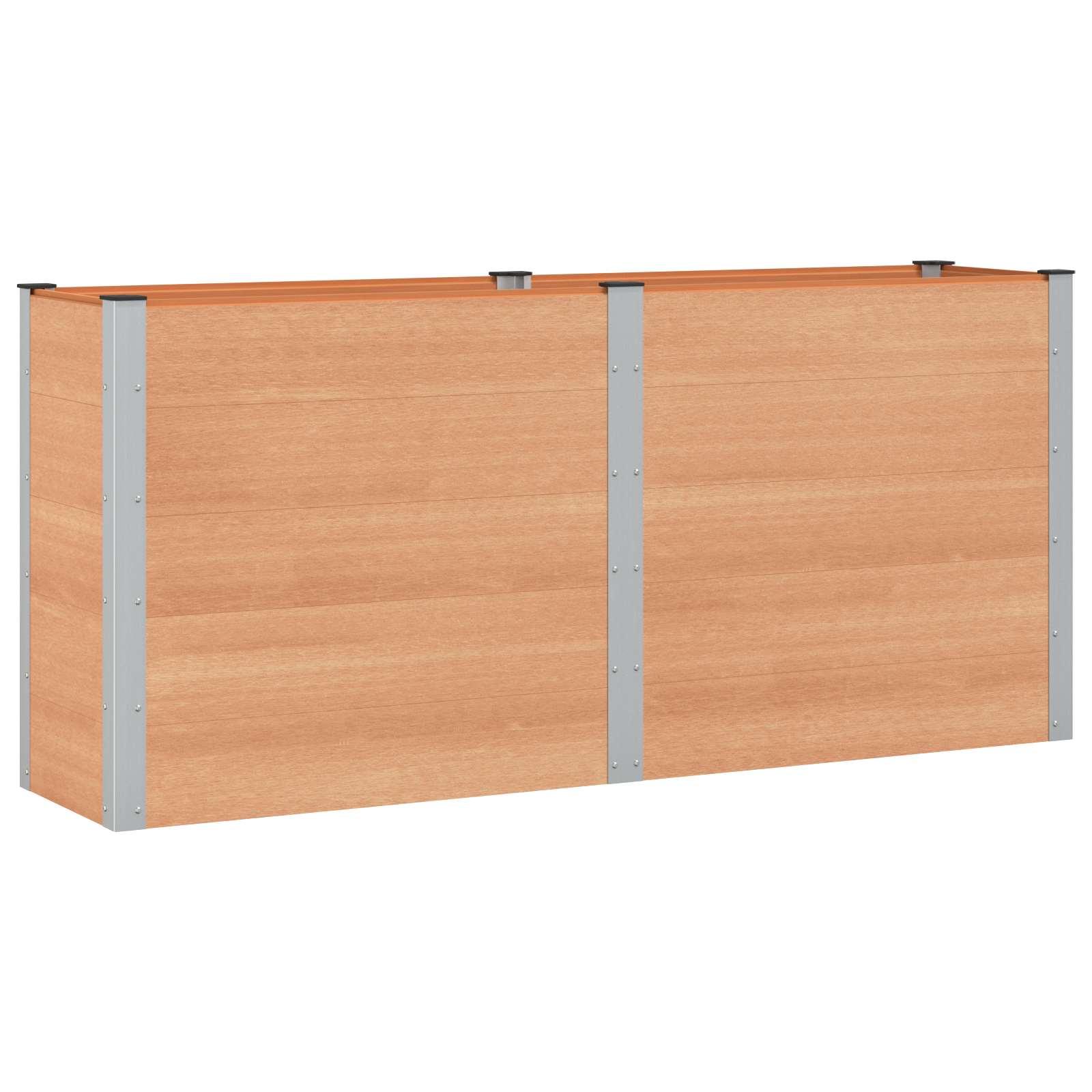Højbed Brun 200 x 50 x 91 cm alu.