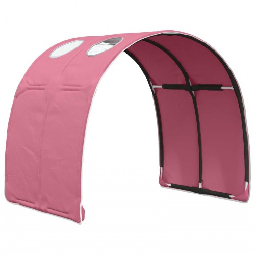 Seng Tunnel 2 stk Lyserød 211 x 67.5 x 2 cm Polyester