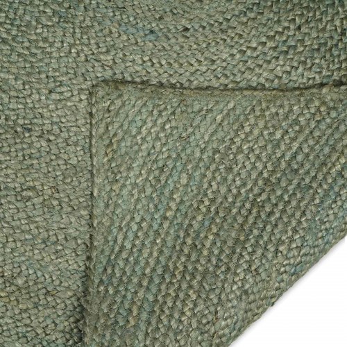 Områdetæppe i jute - olivengrøn 100 × 200 cm