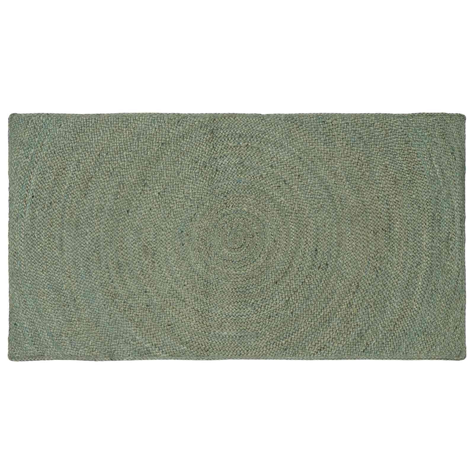 Områdetæpper Olivengrøn 80 x 150 cm Jute