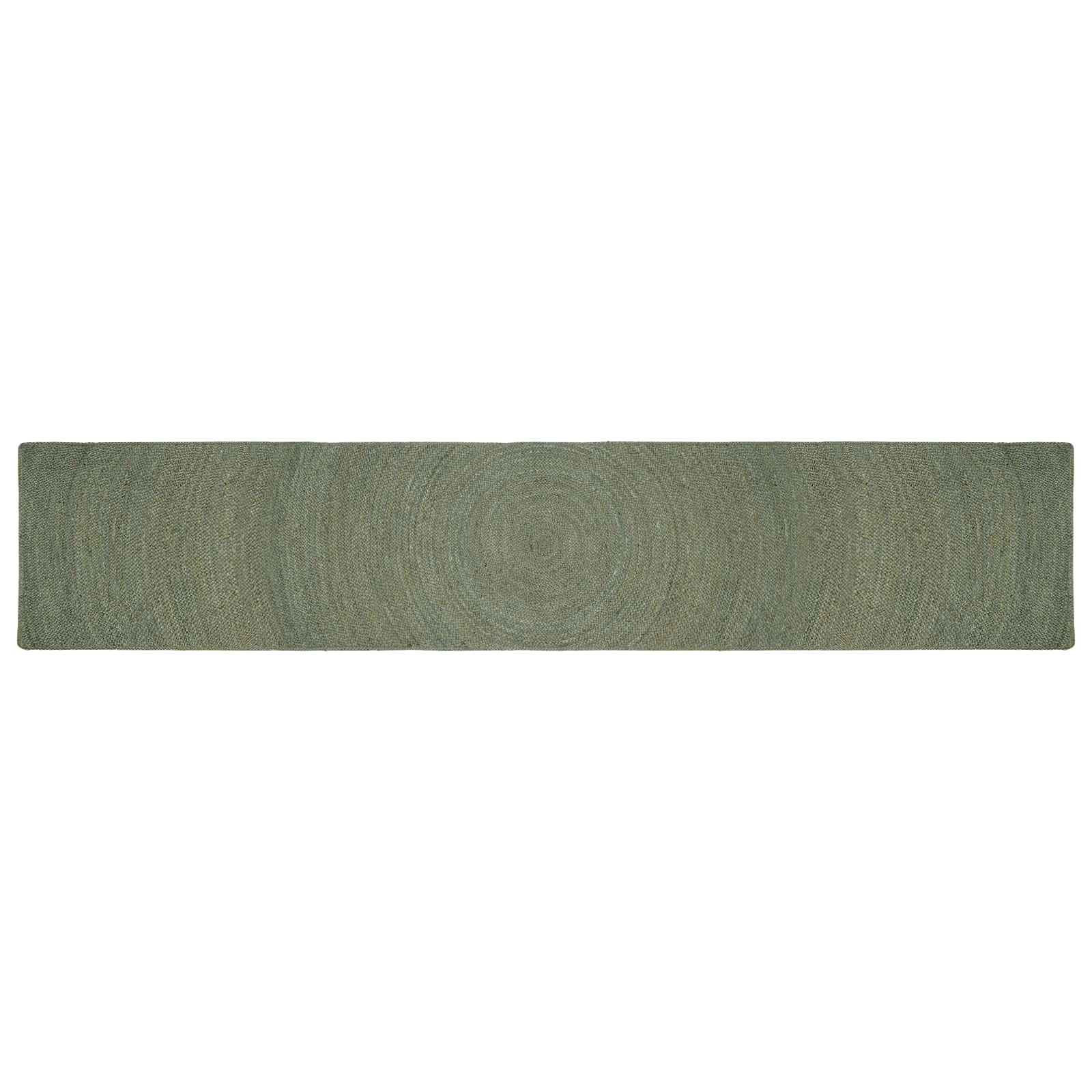 Områdetæpper Olivengrøn 60 x 400 cm Jute