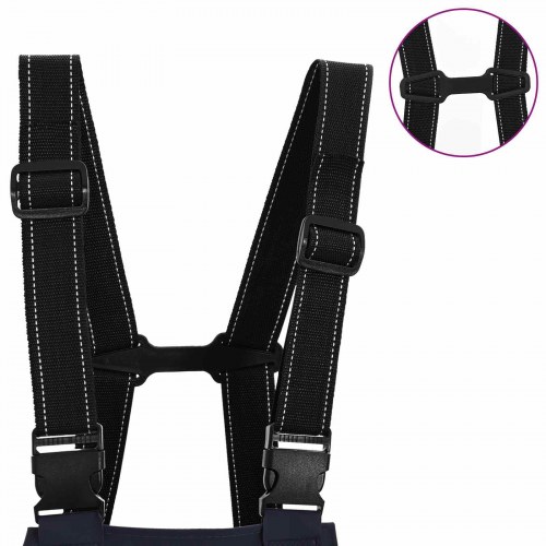Brystvade med støvler str. 40 - blå
