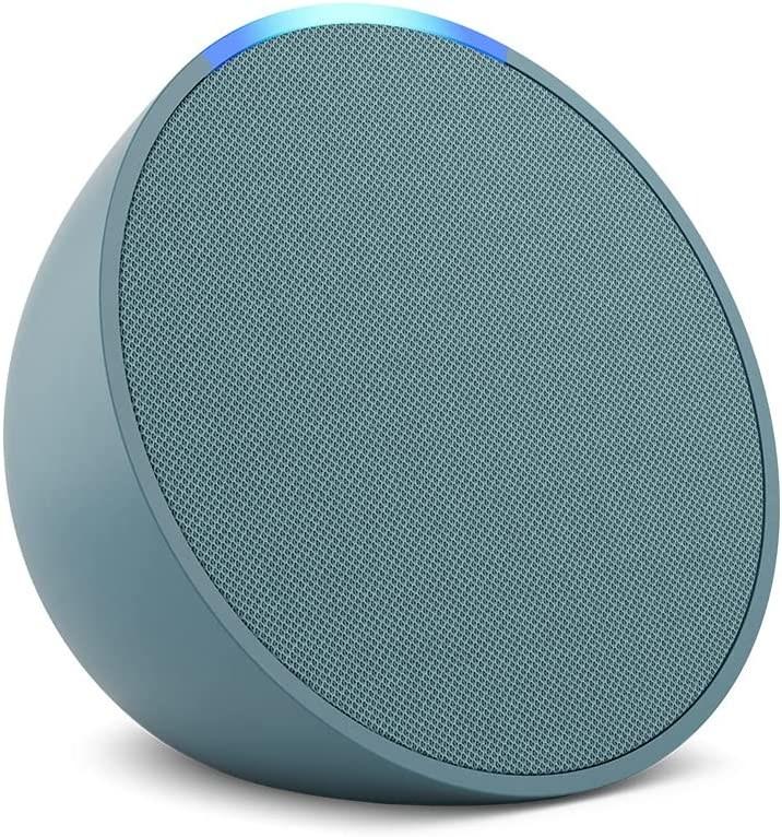 Amazon Echo Pop - kompakt Bluetooth-højtaler med Alexa (grøn)