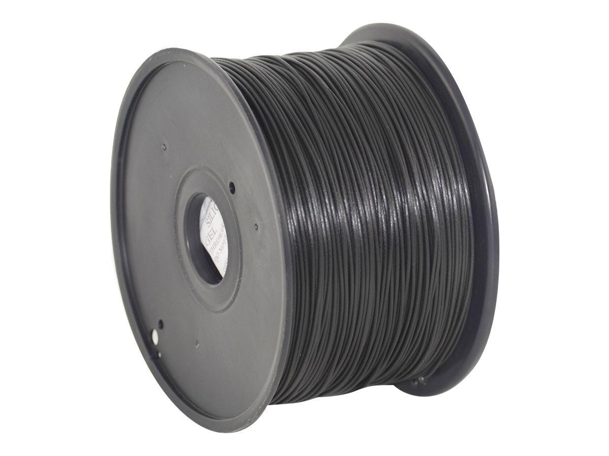Gembird PLA-filament 1,75 mm - Sort, 1 kg (330 m) billede