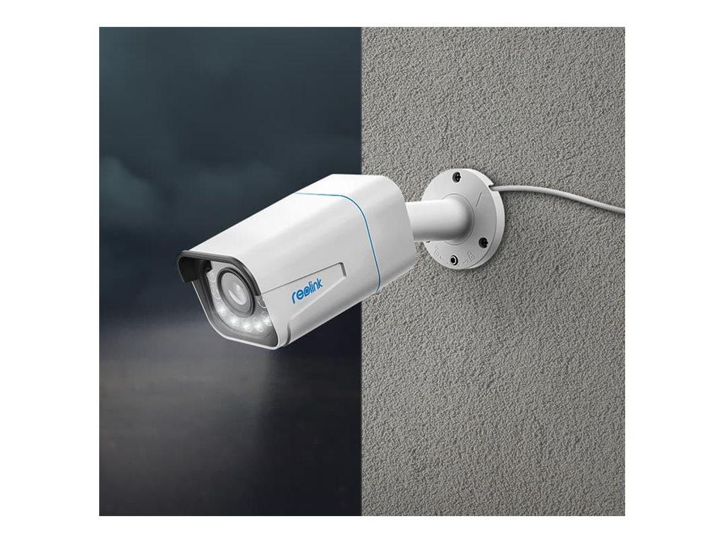Reolink P430 - Netværksovervågningskamera - kugle - indendørs, udendørs - vejrbestandig - farve (Dag/nat) - 8 MP - 3840 x 2160 - 4K - audio - LAN - H.265 - DC 12 V / PoE