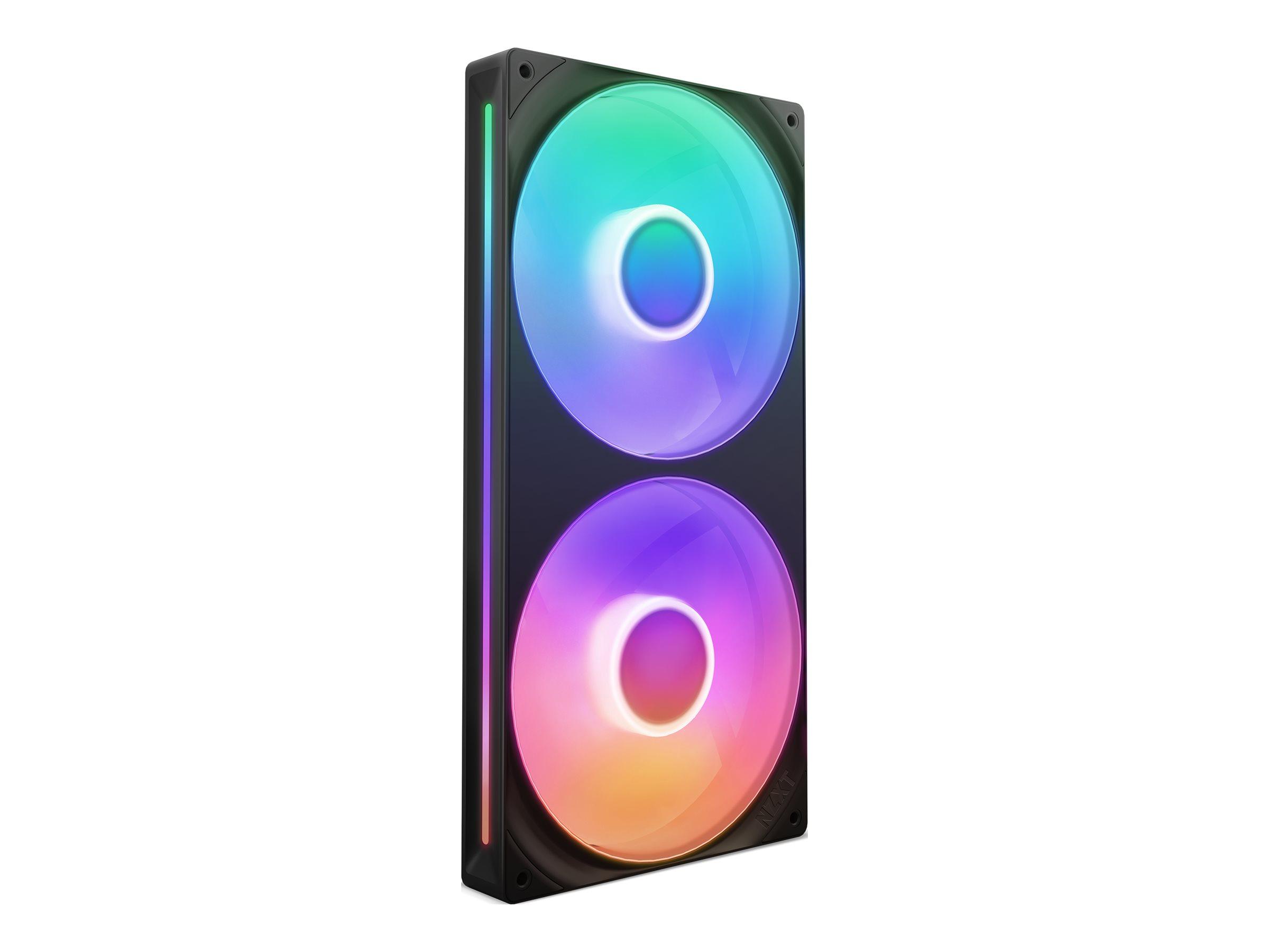 NZXT F Series F280 RGB Core enkeltramme-blæser 1-pak - hvid, 140 mm billede