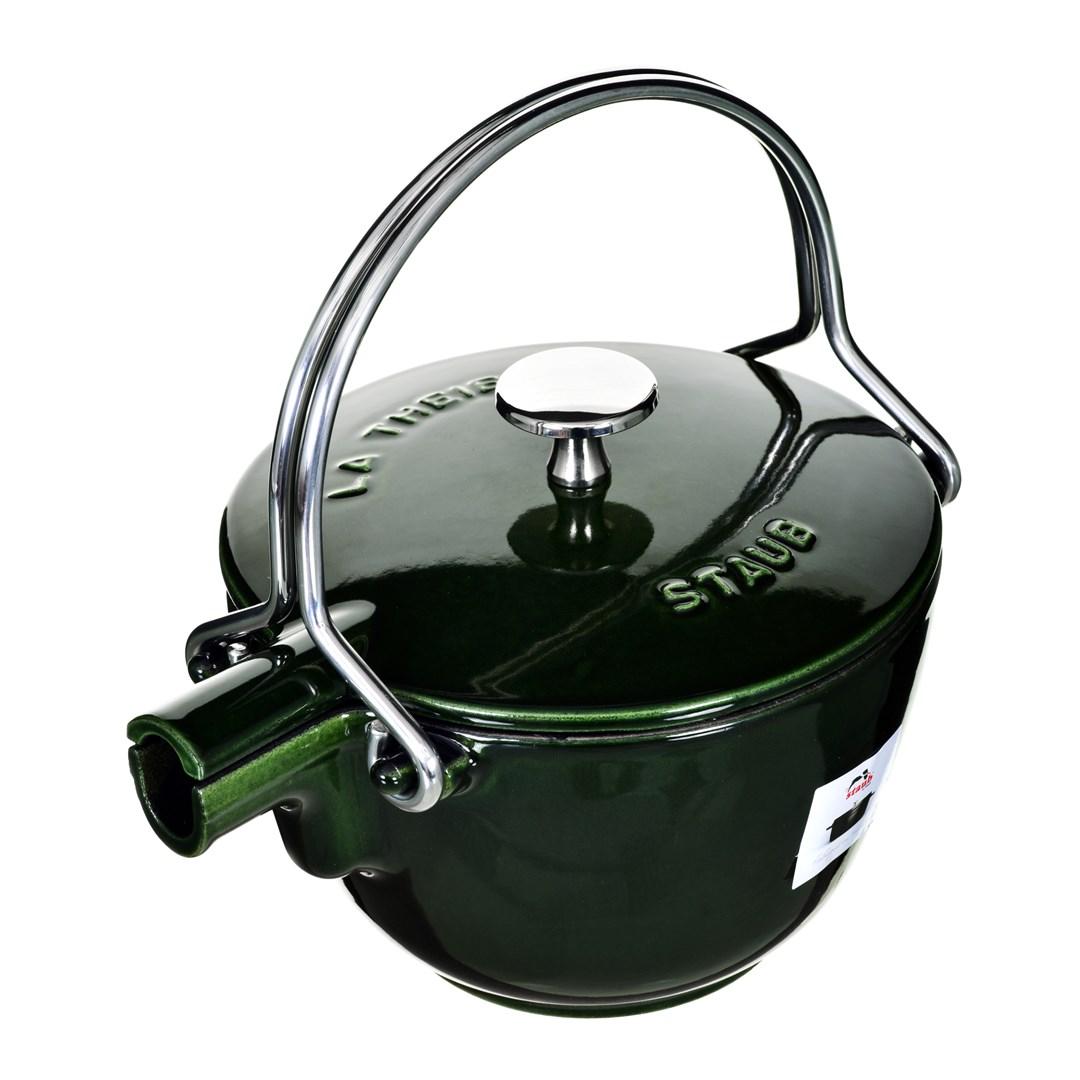 STAUB Staub tekande støbejern rund 1,15 L Basilikum grøn
