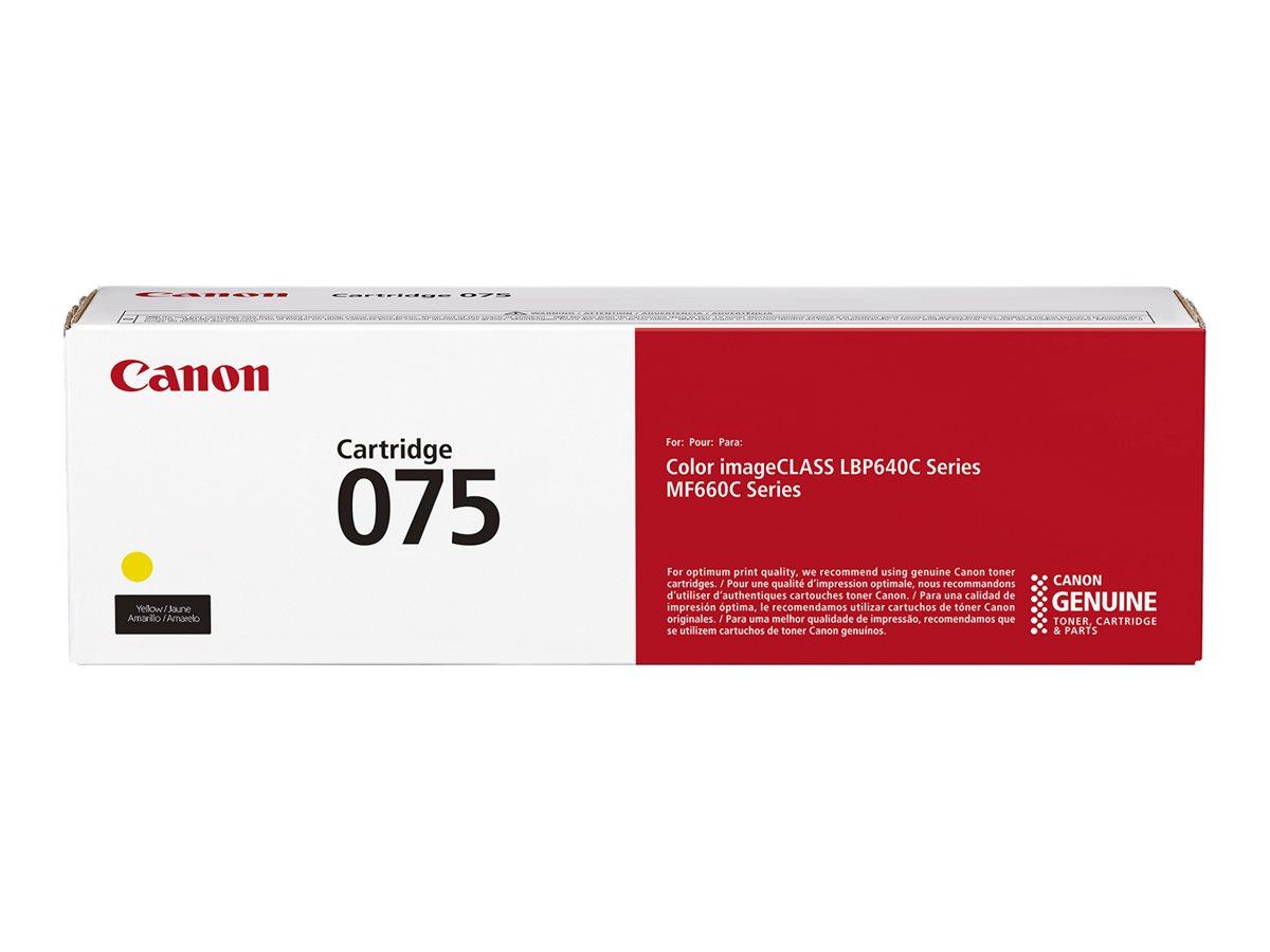 Canon 075 gul tonerpatron - 1.300 sider billede