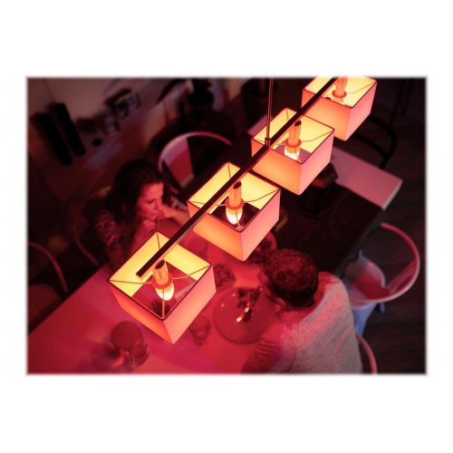 Philips Hue White and Color Ambiance E14 LED-pærer 4 W (2-pak) - B39, 470 lm, 2.000-6.500 K