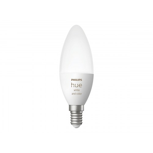 Philips Hue White and Color Ambiance E14 LED-pærer 4 W (2-pak) - B39, 470 lm, 2.000-6.500 K