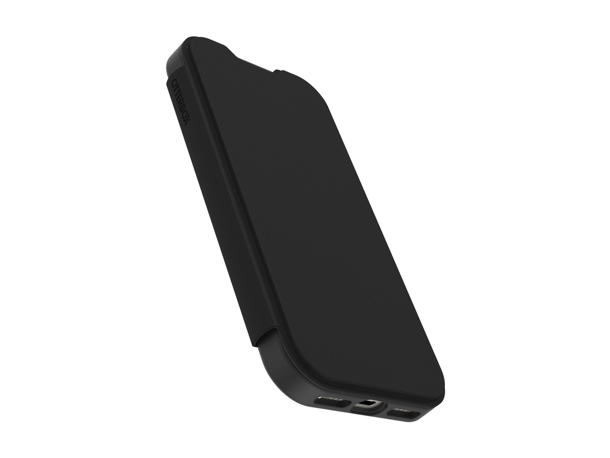 OtterBox React Folio Series beskyttelsescover - sort krystal (klar/sort) til iPhone 17 billede