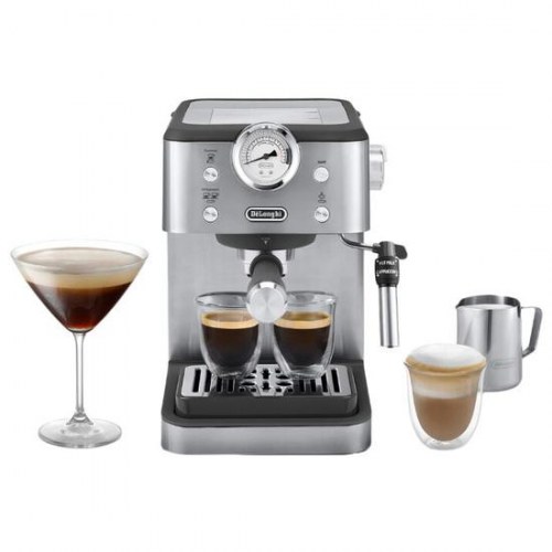 De’Longhi Classic EM450.M espressomaskine med mælkeskummer - rustfrit stål