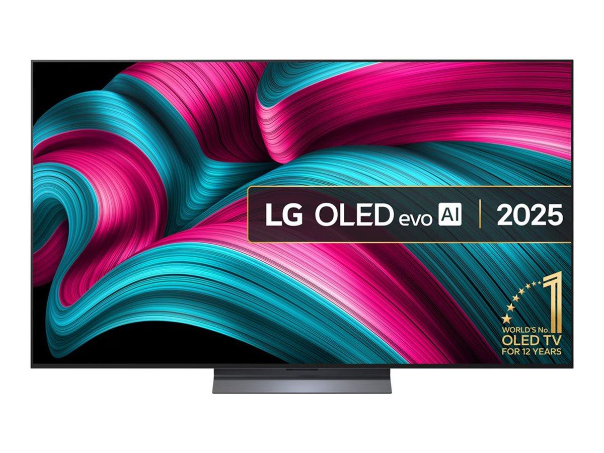 LG OLED65C54LA 65" OLED evo AI 4K UHD Smart TV - Sort billede