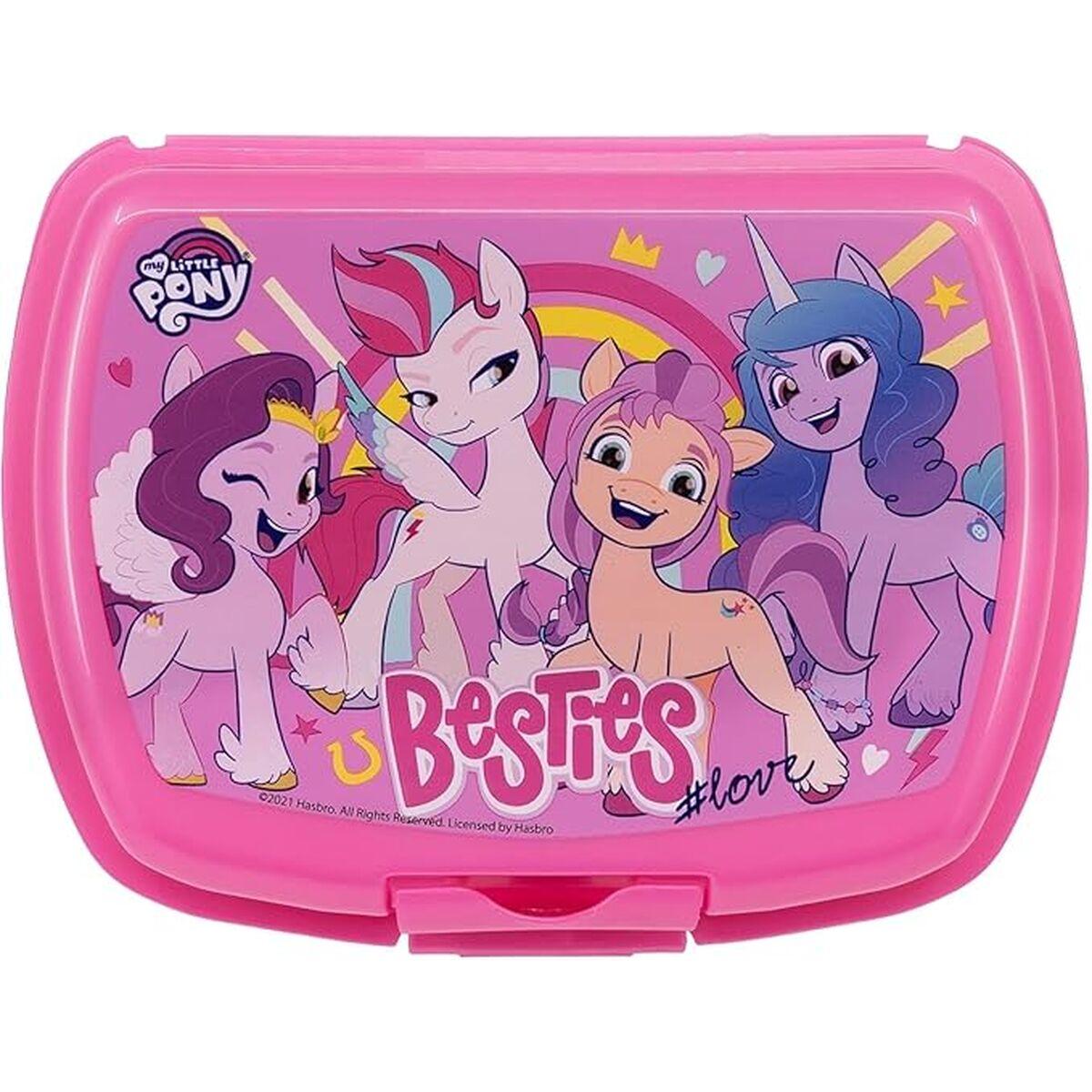 My Little Pony madkasse - pink plastik, rektangulÃ¦r (OUTLET A+)
