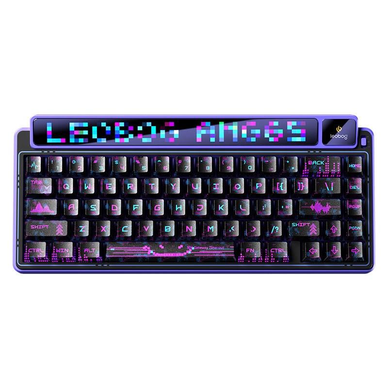 AULA Gasket AMG65 LightFeather mekanisk tastatur - lilla, 65% RGB