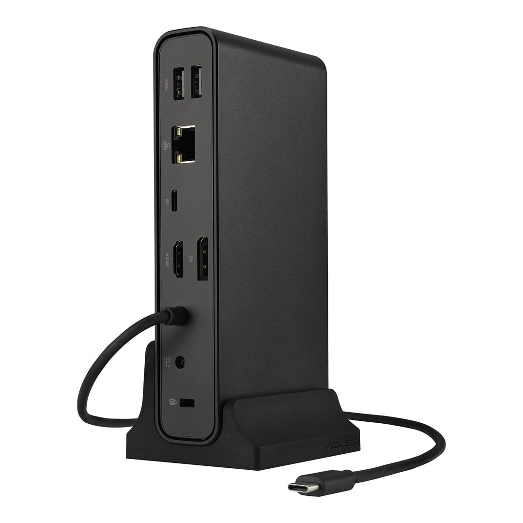 ASUS DC300 USB‑C dockingstation - Triple Display, USB 3.2 Gen 2, sort billede