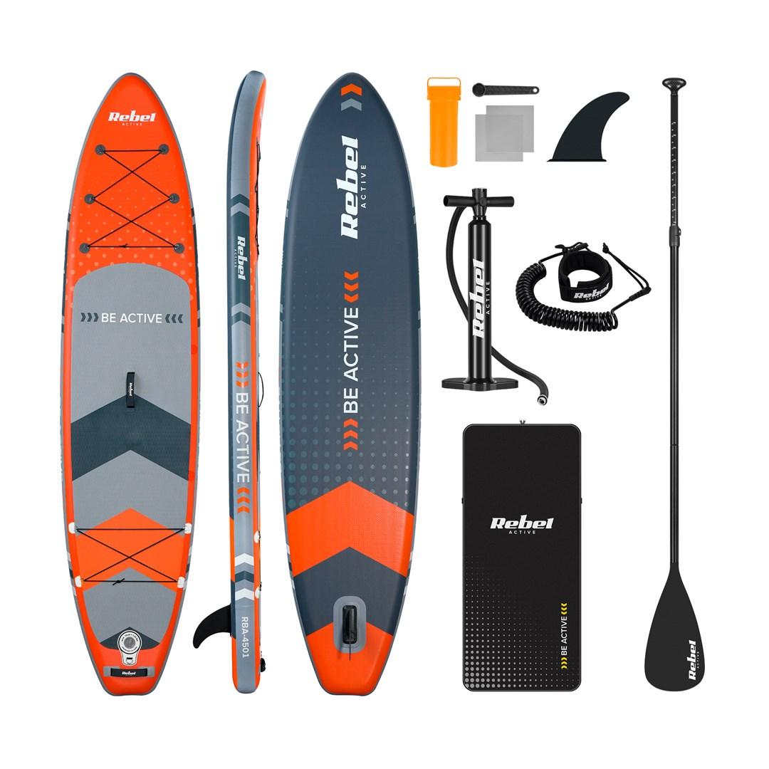 Rebel Active RBA-4500 oppusteligt SUP-board 350 cm - orange
