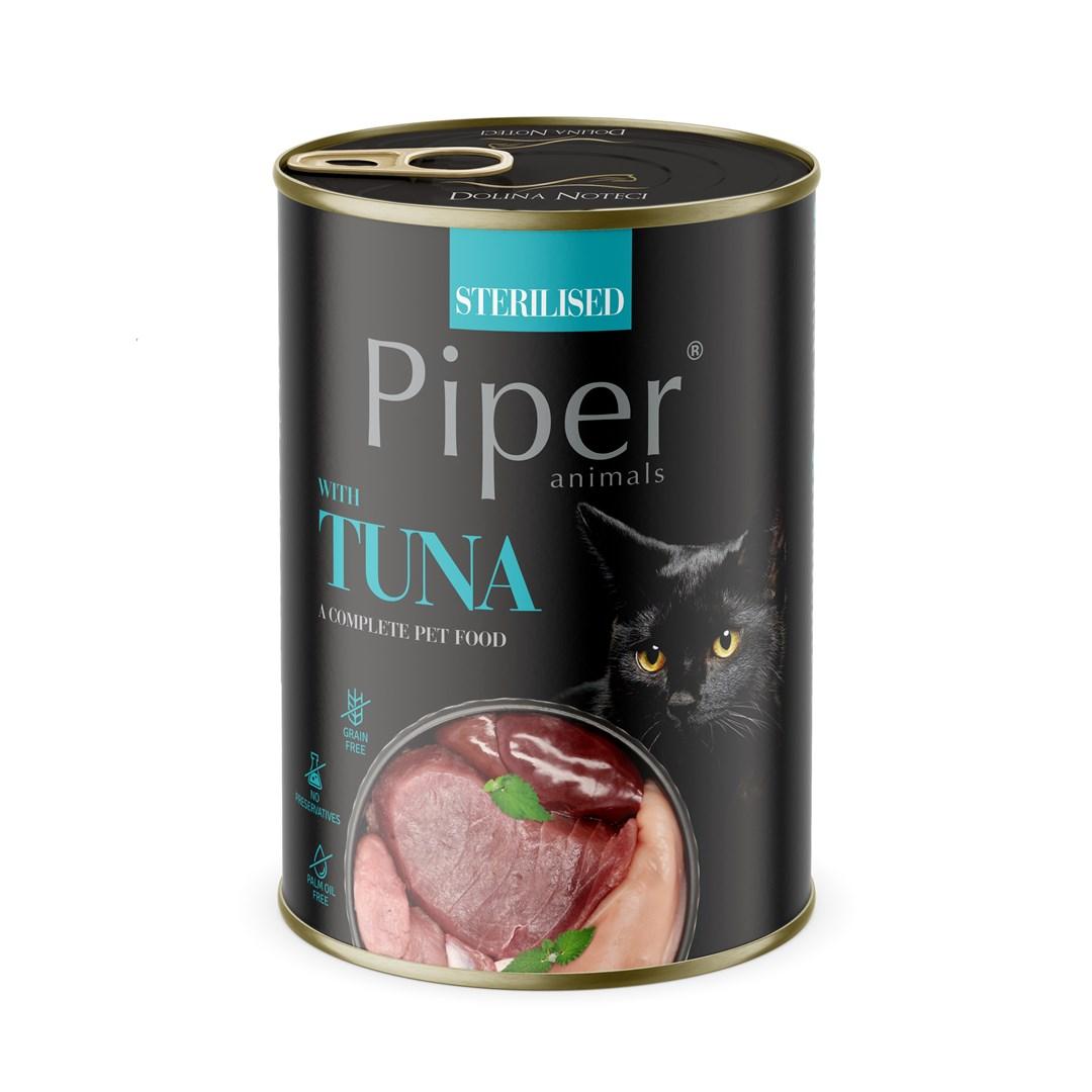 Dolina Noteci Piper Sterilised vådfoder til kat med tun - 400 g