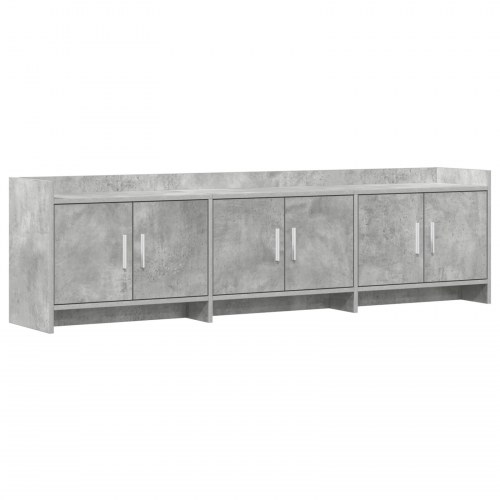 TV-skab 168 x 33 x 47 cm Betongrå Konstrueret træ