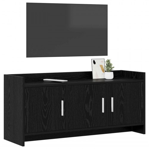 TV-skab 102 x 33 x 47 cm Sort eg Konstrueret træ