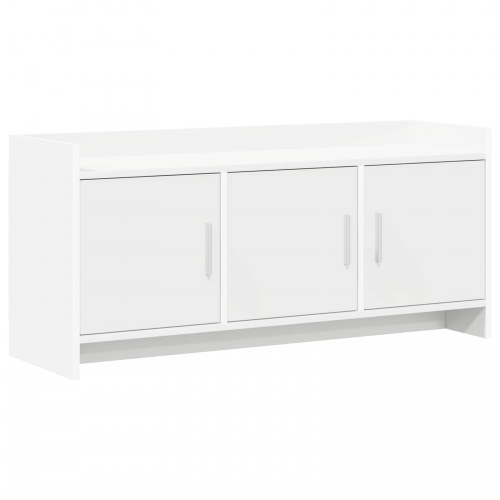 TV-skab 102 x 33 x 47 cm Hvid Konstrueret træ