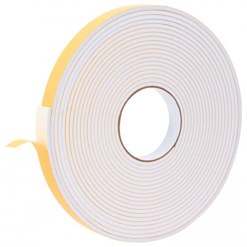 Selvklæbende skum tape 10 stk Hvid 20mm x 10m CR Skum