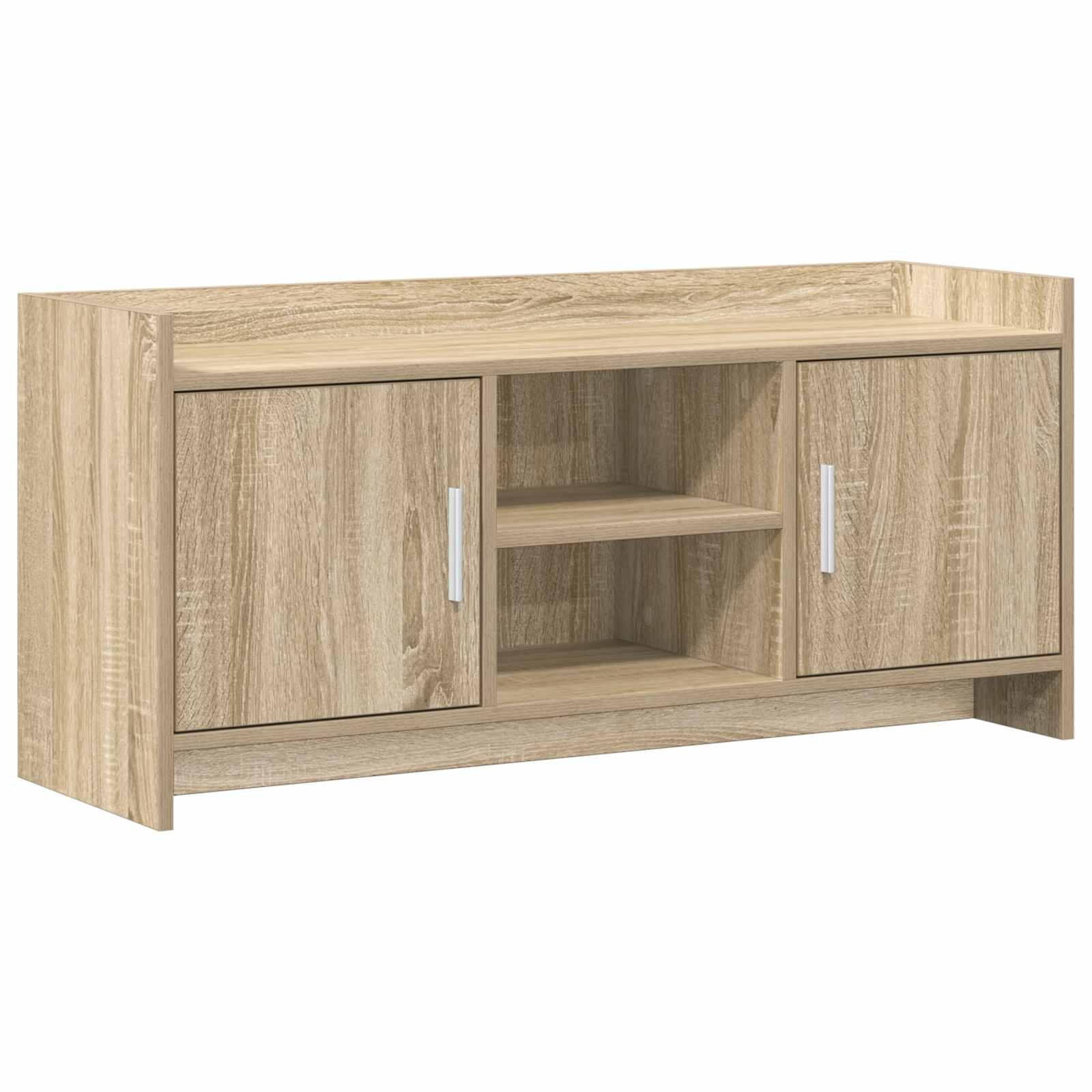 TV-skab 102 x 33 x 47 cm Sonoma-eg Konstrueret træ