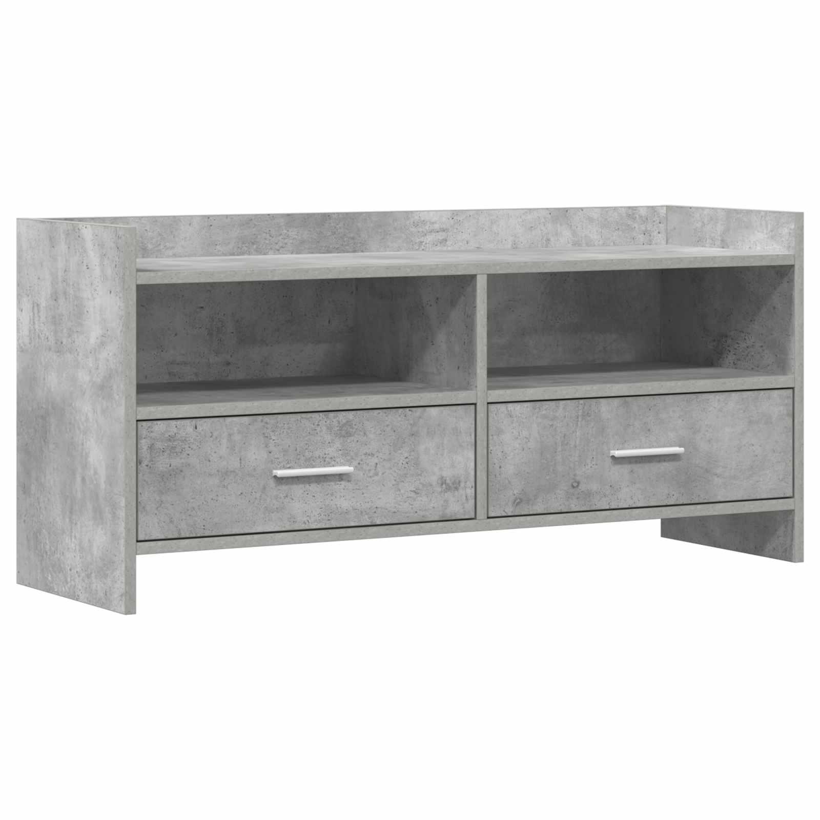 TV-skab 100 x 33 x 47 cm Betongrå Konstrueret træ