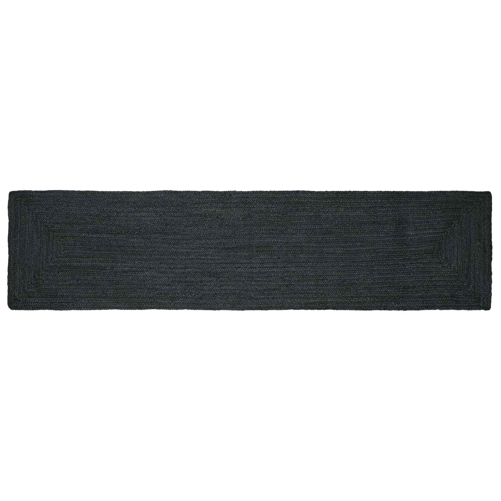 Områdetæpper Rektangulær Mørkegrå 60 x 250 cm Jute