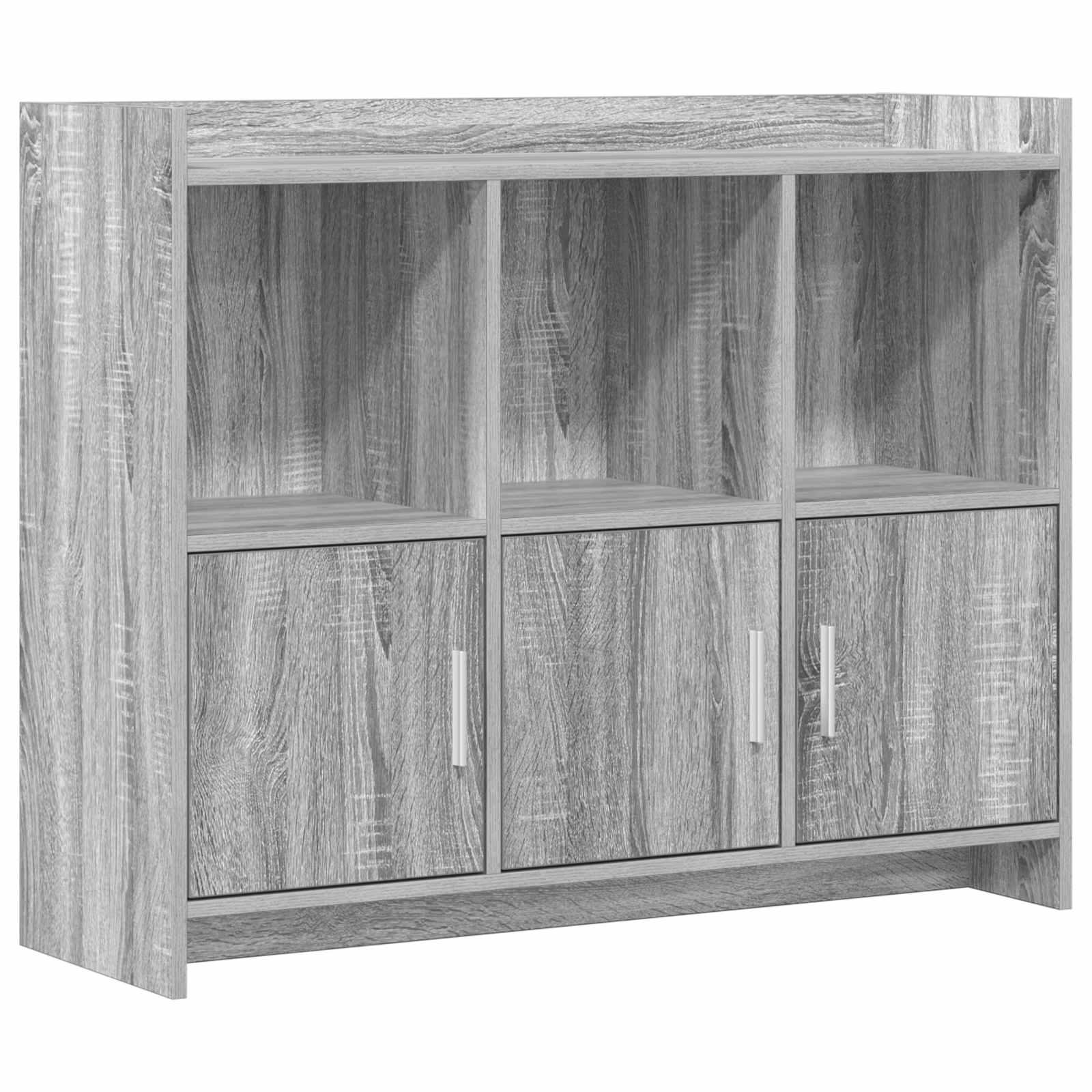 Sidebord Grå Sonoma 98,5 x 33 x 80 cm Konstrueret træ