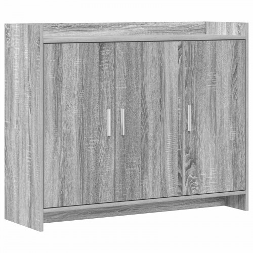 Sidebord Grå Sonoma 98,5 x 33 x 80 cm Konstrueret træ