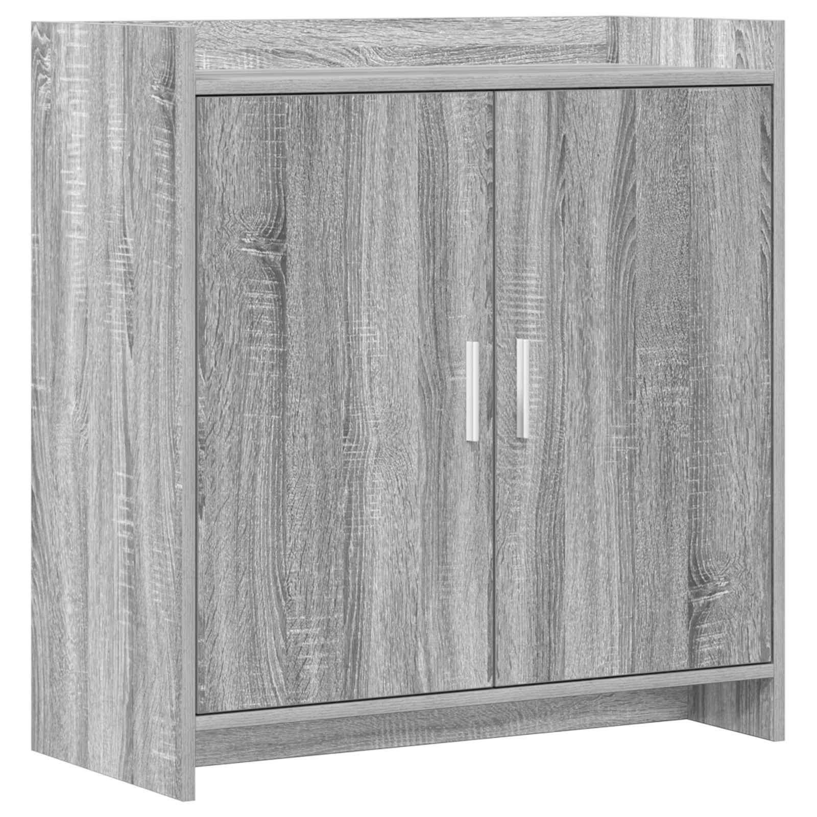 Sidebord Grå Sonoma 72 x 36 x 80 cm Konstrueret træ