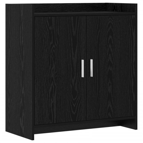 Sidebord Sort eg 72 x 36 x 80 cm Konstrueret træ