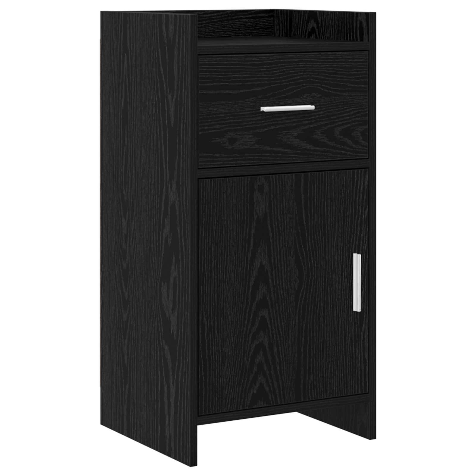 Sidebord Sort eg 40 x 36 x 80 cm Konstrueret træ