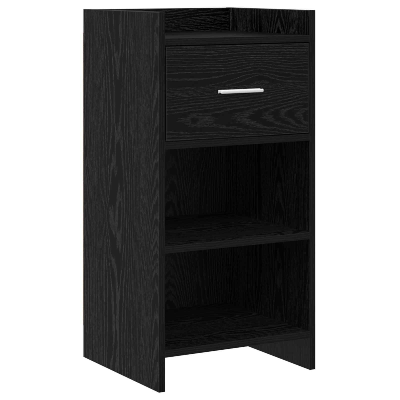 Sidebord Sort eg 40 x 36 x 80 cm Konstrueret træ