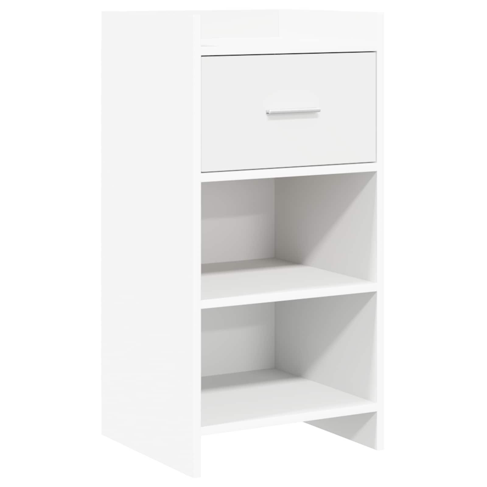 Sidebord Hvid 40 x 36 x 80 cm Konstrueret træ