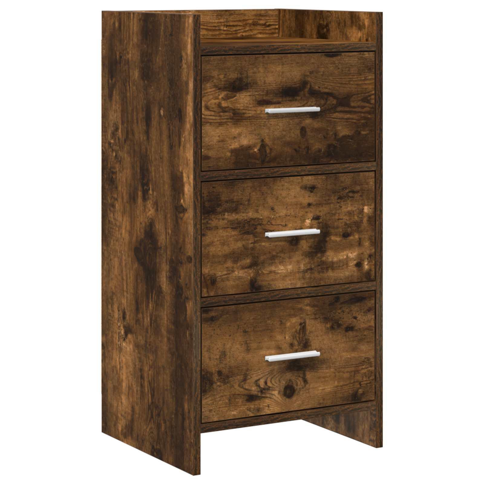 Sidebord Røget eg 40 x 36 x 80 cm Konstrueret træ
